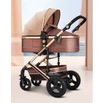 Luxury Stroller Factory - Luxury 3-in-1 Baby Stroller Stainless