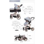 Lightweight Stroller Manufacturer - Lightweight Baby Stroller Two-Way Push
