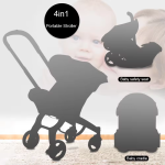 Baby Stroller Manufacturer - 4 in 1 Lightweight Aluminum Alloy Frame