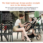 Portable Stroller Supplier - Hot Sale 3 in 1 Folding Kids Baby