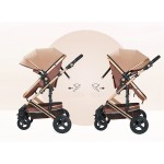 Luxury Stroller Factory - Luxury 3-in-1 Baby Stroller Stainless