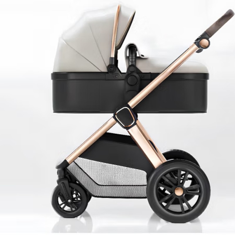 Luxury Stroller Supplier - Luxury 4 in 1 Foldable Baby Pram