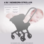 Baby Stroller Manufacturer - 4 in 1 Lightweight Aluminum Alloy Frame