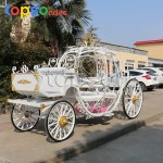 Golden Carriage Supplier - Golden Cinderella Horse Drawn Carriage