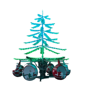 Fiberglass Ride Factory - Portable Self-Control Fiberglass Christmas