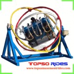 Human Gyroscope Manufacturer - Cheap Amusement Rides Outdoor Portable