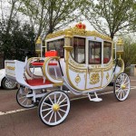 Electric Horse Carriage Manufacturer - Low Price White