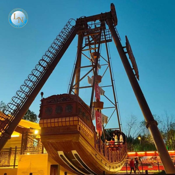 Pirate Ship Factory - 24 Seats Outdoor Fairground Manege Equipment