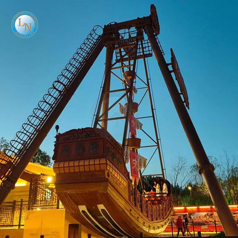 Pirate Ship Factory - 24 Seats Outdoor Fairground Manege Equipment