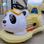 Panda Bumper Car Factory - Parent-Child Luminous Fiberglass Toy