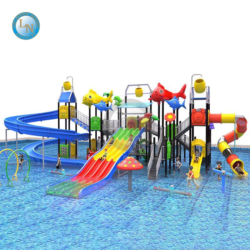 Climbing Game Manufacturer - Double Slide Set Outdoor Playground