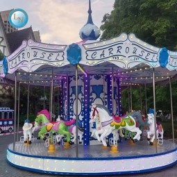 Double Deck Carousel Manufacturer - BV Approved Theme Park Ride