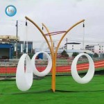 Rainbow Slide Manufacturer - Commercial Playground Plastic Slide