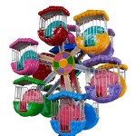 Frog Jumping Tower Manufacturer - 6 Seated Children Amusement Ride