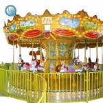 Carousel Manufacturer - LED Lighting Fiberglass Decoration Ride