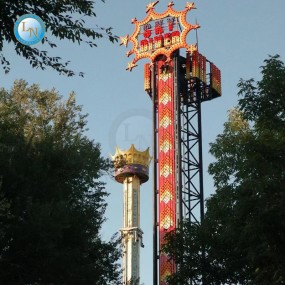 Drop Tower Factory - 24M Height Outdoor Thrill Ride Equipment