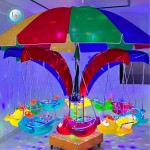 Watermelon Ride Manufacturer - Fruit Carousel Flying Chair Amusement