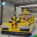 Bungee Jumping Factory - 4 Person Inflatable Bungie Trampoline