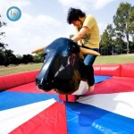Rodeo Bull Factory - Carnival Cowboy Mechanical Inflatable Game