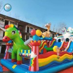 Bungee Trampoline Manufacturer - Outdoor 4 in 1 Round Inflatable