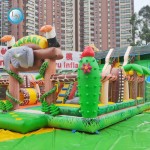 Bungee Trampoline Manufacturer - Outdoor 4 in 1 Round Inflatable