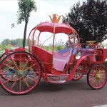 Pumpkin Carriage Manufacturer - Pink Wedding Electric Carriage