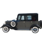 Retro Sightseeing Car Manufacturer - Electric Vintage Classic Car