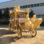 Royal Horse Carriage Factory - Custom Luxury Gold Electric Carriage