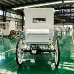 Sightseeing Carriage Factory - Elegant White Four Wheels Wholesale