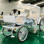 Sightseeing Carriage Factory - Elegant White Four Wheels Wholesale
