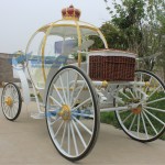 Pumpkin Carriage Factory - White Wedding Horse Drawn Carriage