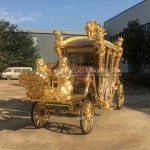 Royal Horse Carriage Factory - Custom Luxury Gold Electric Carriage