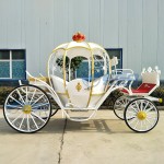 Pumpkin Carriage Factory - White Wedding Horse Drawn Carriage