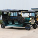 Classic Car Manufacturer - Green Three Rows Special Transportation