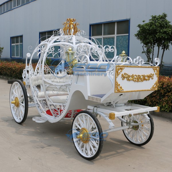 Pumpkin Carriage Manufacturer - Elegant Wedding White Cinderella Carriage