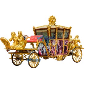 Royal Horse Carriage Factory - Custom Luxury Gold Electric Carriage