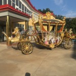 Royal Horse Carriage Factory - Custom Luxury Gold Electric Carriage