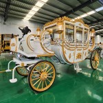 Royal Horse Carriage Factory - Double-Function White Gold Carriage