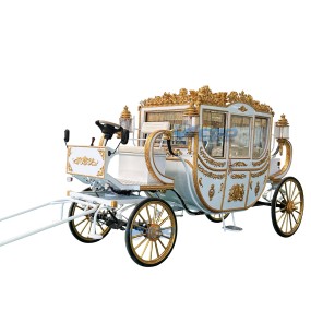 Royal Horse Carriage Factory - Double-Function White Gold Carriage