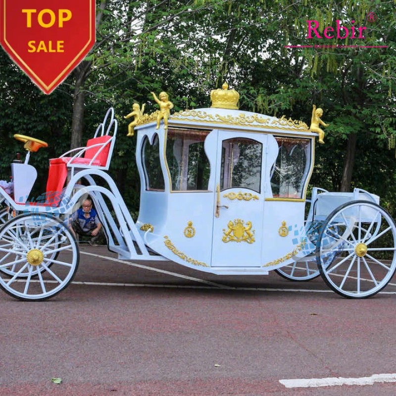 European Carriage Factory - Classic Wedding Electric Horseless Wagon