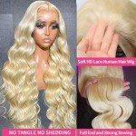 Lace Wig Manufacturer - 40Inch Vietnamese Raw HD Blonde Bone Straight