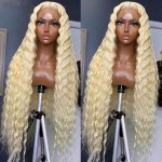 Lace Wig Manufacturer - 40Inch Vietnamese Raw HD Blonde Bone Straight