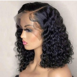 Lace Frontal Wig Manufacturer - Deep Wave 200% Density Brazilian