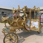 Sculpture Carriage Manufacturer - Steel Sightseeing Horse Cart Style