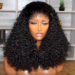 Bob Wig Factory - Kinky Curly Short Lace Front Human Hair