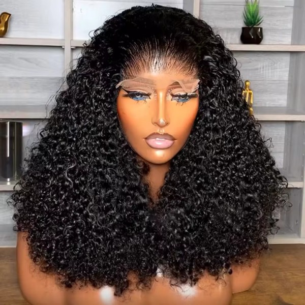 Bob Wig Factory - Kinky Curly Short Lace Front Human Hair