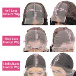 Lace Frontal Wig Manufacturer - Deep Wave 200% Density Brazilian