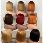 Lace Front Wig Factory - Cheap Short Straight Human Hair Wholesale