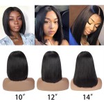Bob Wig Factory - 180% Curly Brazilian Remy Deep Wave