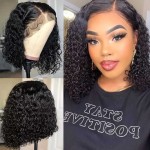 Lace Frontal Wig Manufacturer - Deep Wave 200% Density Brazilian